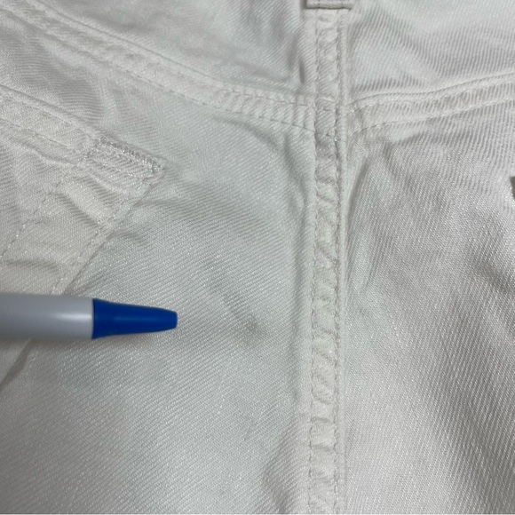 Adriano Goldschmied Everett White Linen Slim Straight Pants - Picture 15 of 15